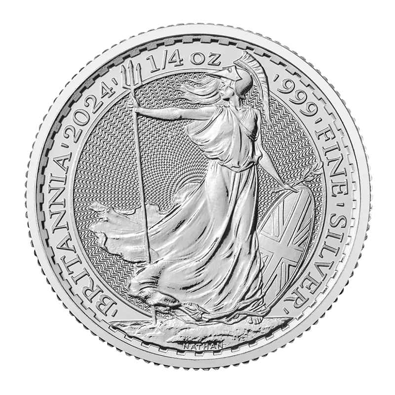 Image for ¼ oz Silver Britannia (2024) from TD Precious Metals